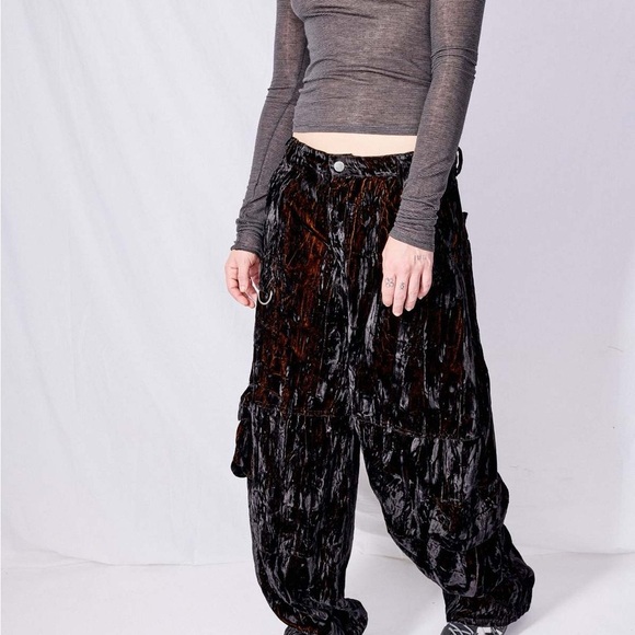 Collina Strada Pants - New Collina Strada Lawn Cargo Pant Black